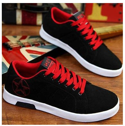 new spring men's shoes Korean version of the trend of men's sports and leisure canvas shoes student shoes