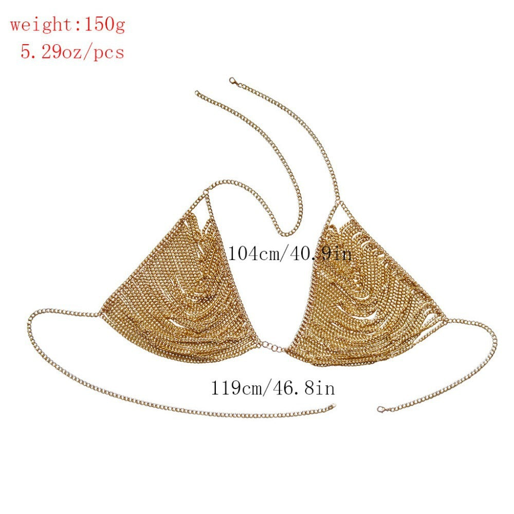 Ladies Tassel Catwalk Chain Body Chains Accessories