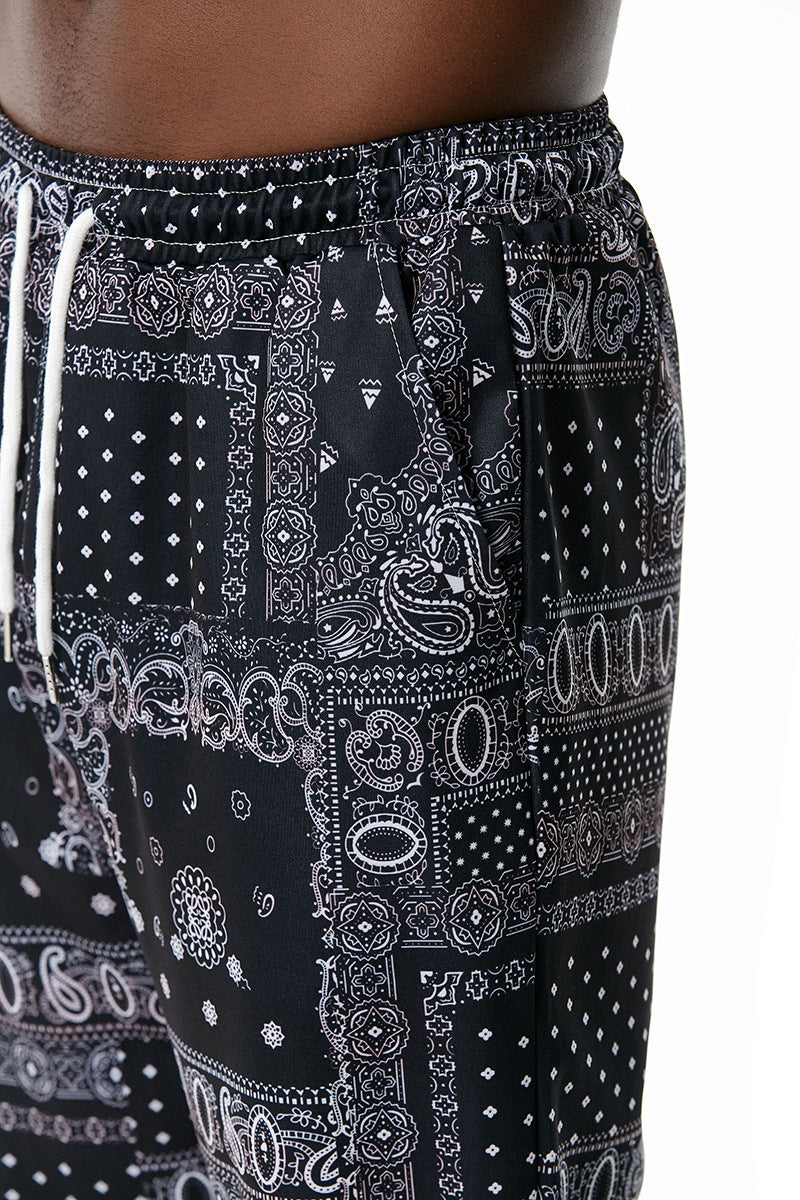 Ethnic printed slacks