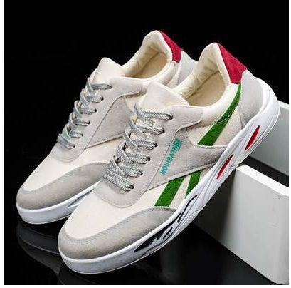 new spring men's shoes Korean version of the trend of men's sports and leisure canvas shoes student shoes