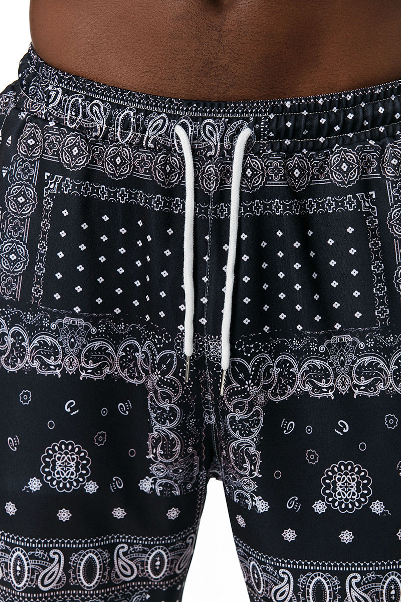 Ethnic printed slacks